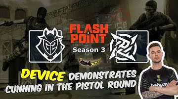 Device тащит безумный 1vs3 клатч с AWP, G2 vs NIP, Flashpoint 3
