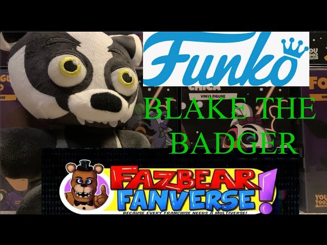  Funko Five Nights at Freddy's Fazbear Fanverse Blake The Badger  Exclusive Plush Figure : Toys & Games
