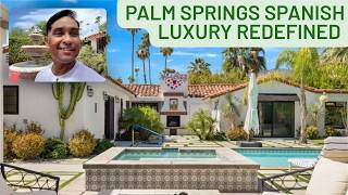 Palm Springs Luxury Home Tour | Spanish Estate with Casita, Pool & Spa