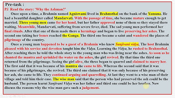 1  Std 10, Eng , Unit 7, Pre task