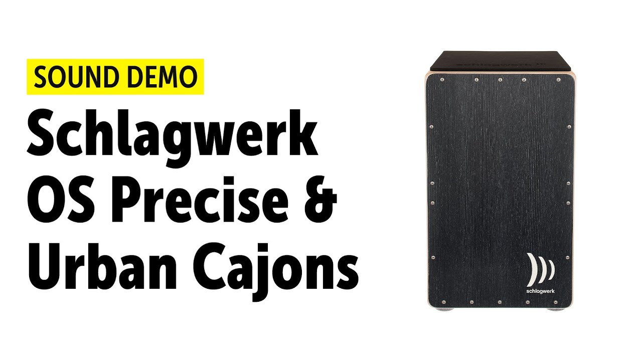 Cajon Precise OS Dark Santos Schlagwerk CP5002 Conny Sommer - YouTube