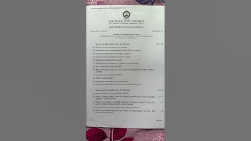 CBCS/ B.Sc/ Programme/ 5th Sem/ WBSU ZOOLOGY (DSE1/2) QUESTION PAPER 2024-25