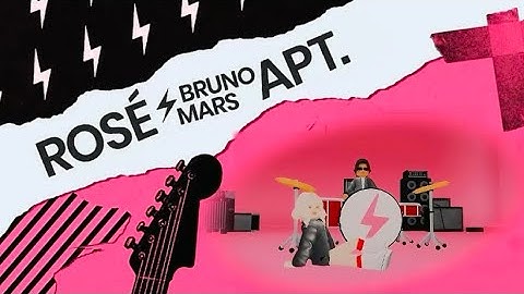 ROSÉ & BRUNO MARS  APT M/V ROBLOX (LYRICS VIDEO)