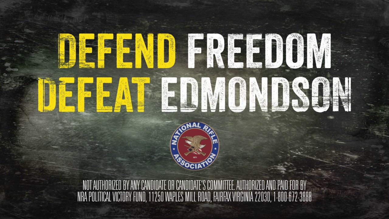 Defend the freedom of all Oklahomans. Defeat Drew Edmondson.