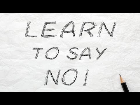 Video: Warum Ist Es Schwer Nein Zu Sagen?