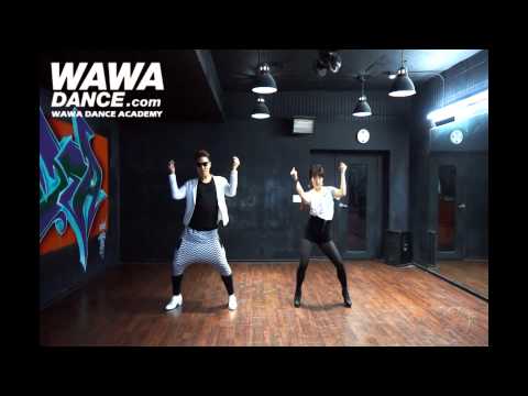 WAWA DANCE ACADEMY PSY GENTLEMAN DANCE STEP MIRRORED MODE