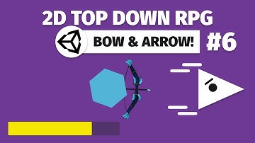 BOW & ARROW COMBAT! | 2D Top Down RPG in Unity #6 | 2D Game Dev Tutorial