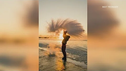 From blowing bubbles to boiling water, Mainers experiment with cold air