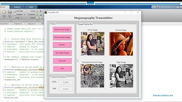 MATLAB code of DWT based digital image Steganography