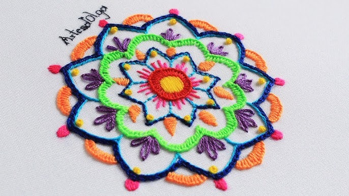 Adding sparkle and texture to your hand embroidery with beads