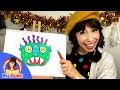 How to Draw a Monster | Halloween Draw Along
