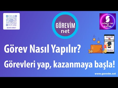 GörevimNet - Görevleri nasıl yapılır? Görev Yap - Para Kazan I İnternetten para kazan.