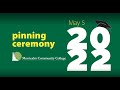 Montcalm Community College 2022 Pinning Ceremony