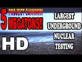 Largest Underground Nuclear Testing Project Cannikin 5 Megatons