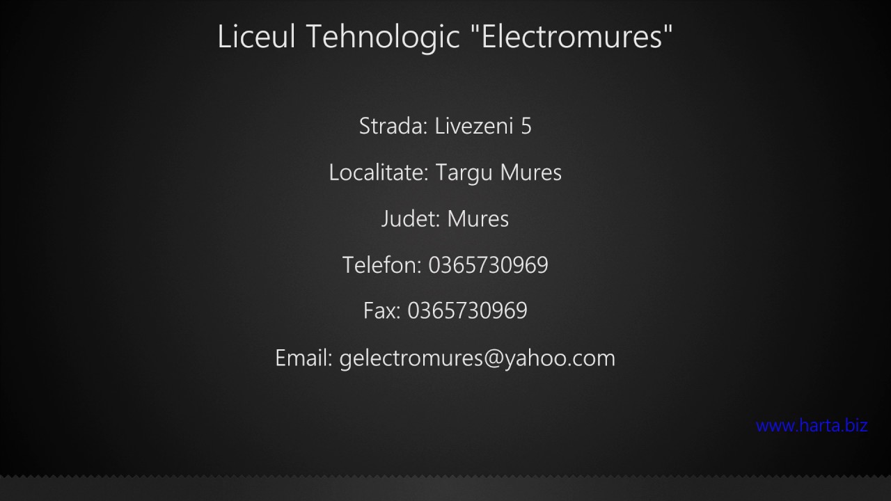 Liceul Tehnologic Electromureș Elektromaros Technologiai Liceum 439 Photos High School Livezeni 5 540472 Targu Mures Romania
