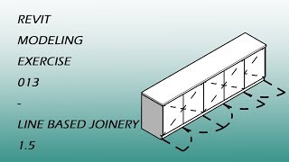 Revit Modeling Exercise 013 - Line Based Joinery 1.5