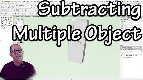 Mastering Multiple Object Subtraction with Vectorworks