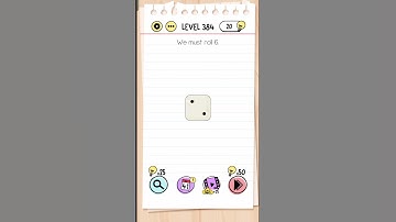 Brain Out Level 384 Challenge!" #relaxingart | We must roll 6.