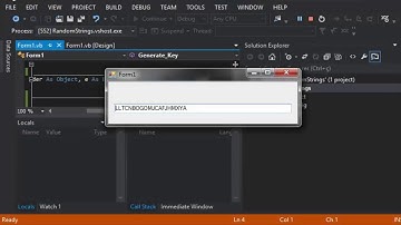[VB NET] Gerador RandomString - Gerando Letras