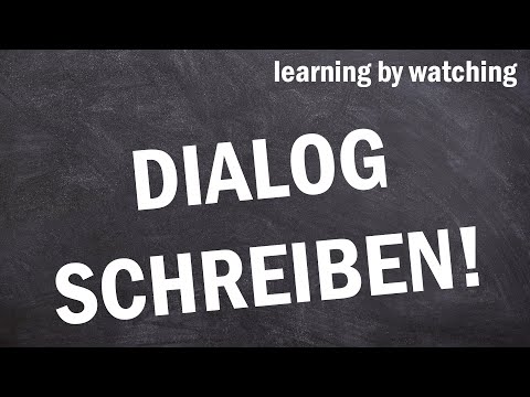 Video: Wie Führt Man Einen Dialog Richtig