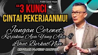 Download Lagu “3 KUNCI CINTAI PEKERJAANMU! JANGAN CEREWET KERJAKAN APA YANG ADA \u0026 LIHAT BERKATNYA” | KHOTBAH MP3 Download Lagu “3 KUNCI CINTAI PEKERJAANMU! JANGAN CEREWET KERJAKAN APA YANG ADA \u0026 LIHAT BERKATNYA” | KHOTBAH MP3