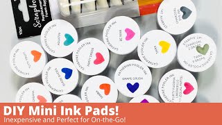 DIY Mini Ink Pads | Make Your Own Custom Color Ink Pads! by Kathya Kalinine 22,319 views 3 years ago 17 minutes
