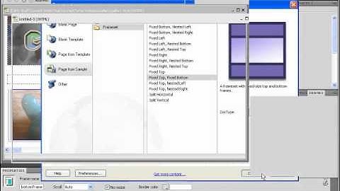 Dreamweaver CS5 Tutorial Using Frames Adobe Training Lesson 6.1