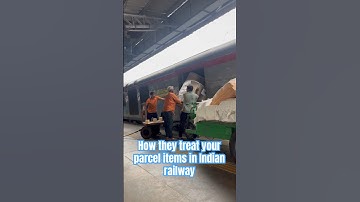 Parcel system in Indian railway #indianrailways #irctc #india #parcel #railwayparcel #logistics