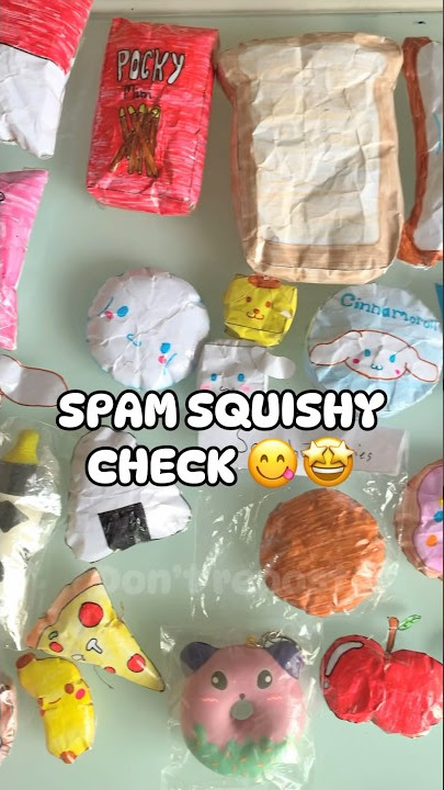 SPAM SQUISHY ONLY WHITE !💭 #aesthetic #spamsquishy #papersquishy #shorts