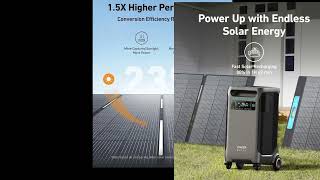 Anker SOLIX F3800 Portable Power Station with 2x 200W Solar Panel 3840Wh Battery FREE SHIPPING
