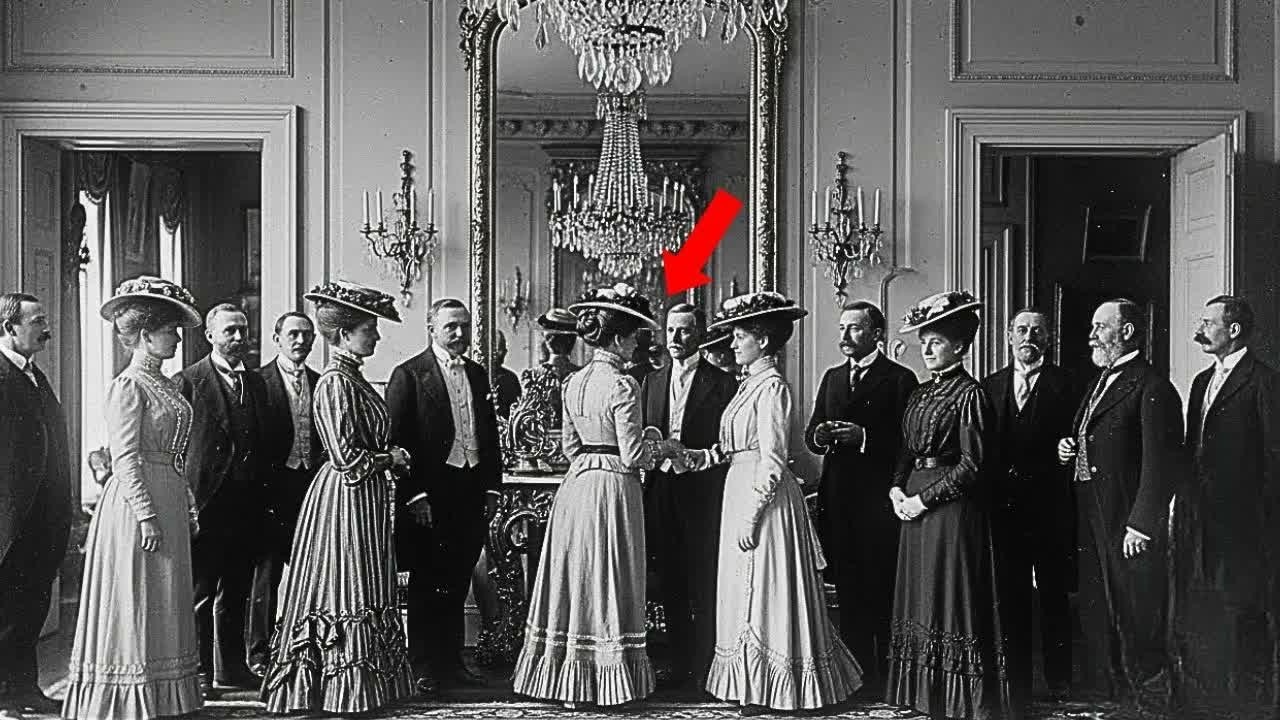 A 1902 photograph captured a mirror reflection that shouldn't be possible