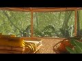 Rain Sounds for Sleeping in Rainforest Treehouse Bedroom 🌧️💤 Relaxing White Noise