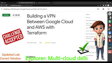 Building a VPN Between Google Cloud and AWS with Terraform | Solution | Explorer: Multi-cloud skills