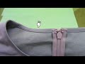 How to sew a bias binding to neckline