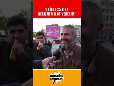 Bir Kilot 25 Lira Olmuş! Sokak Röportajları