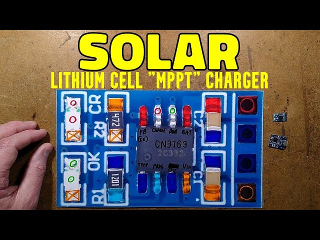 Solar MPPT lithium cell charge module class=