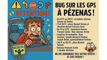 BUG GPS À PÉZENAS : Même Google a fui !