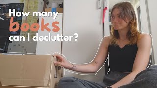 my biggest book unhaul - decluttering my books