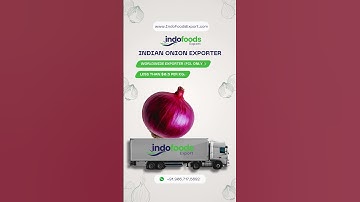 Indian Onion Exporter | Indo Foods Export #indianexporters
