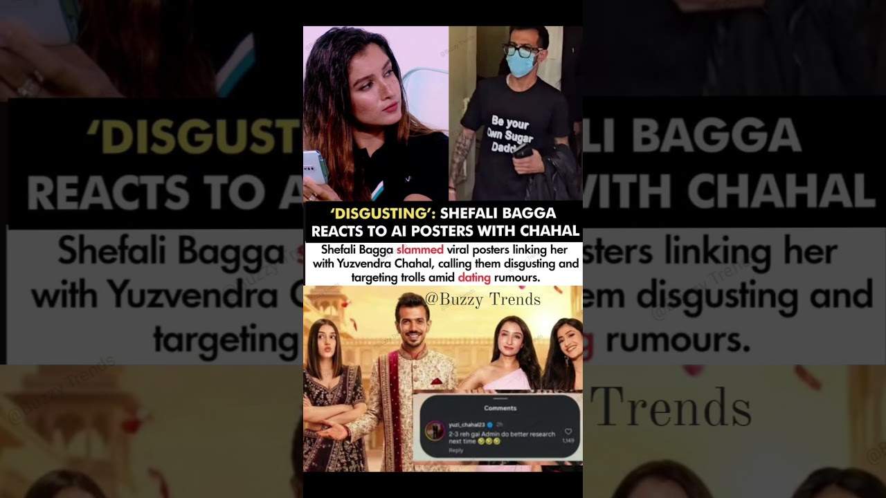 Shefali Bagga Slammed Viral Posters Linking With Yuzvendra Chahal Dating Rumours