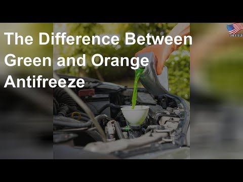 Video: Hvad er forskellen mellem grøn frostvæske og orange frostvæske?