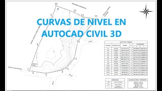 CURVAS DE NIVEL EN AUTOCAD CIVIL 3D