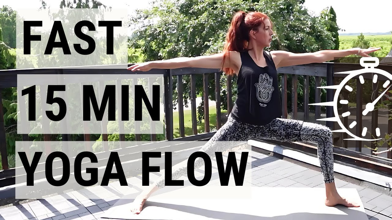 Quick Yoga Flow for Energy + Strength | Full Body Vinyasa (15 Min ...