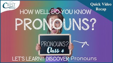Class 4 Pronoun | English Olympiad | CREST Olympiads