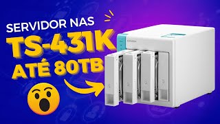 TS-431K Qnap - Storage Já - 1ª Loja especializada em Armazenamento