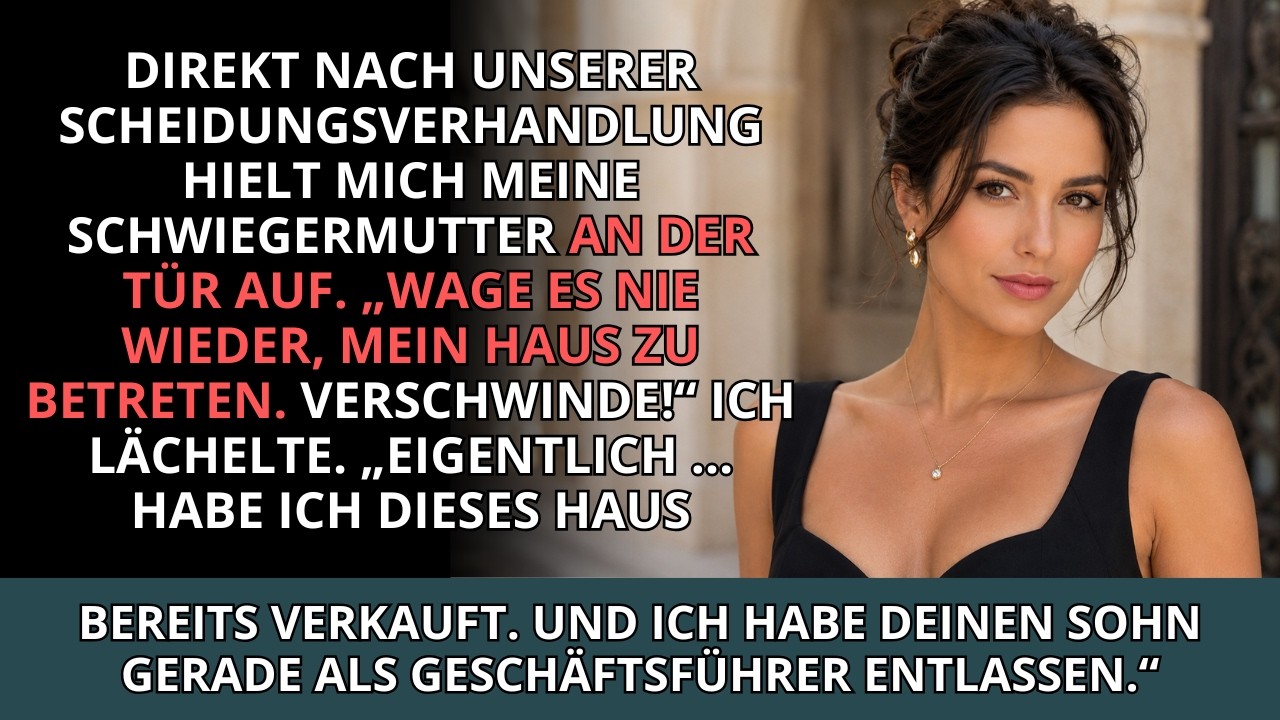 Meine Schwiegermutter schrie, ich solle sofort aus ihrem Haus verschwinden, und mein Mann stand daneben, ohne ein einziges Wort zu sagen. Acht Jahre lang habe ich geschwiegen, entschuldigt und...