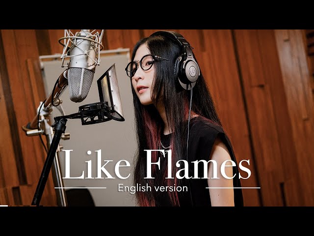 MindaRyn - Like Flames (English version) | Lyric Video class=