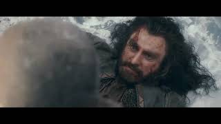 Battle Of The Five Armies 2014 Dwalin Tries To Save Thorin Edited