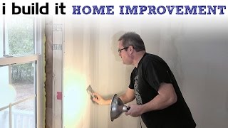 How To Drywall Without Sanding Part 6 - Final Coat And Primer
Last one!
To recap, 2 thicker coats first, then 2-3 thinned coats to follow. Each time being very careful not to put on excess mud (that would have to be sanded off).
The final step before priming is to spot fill areas, using a strong light to look the walls over carefully.
Even if you decide to do some sanding in the end, you will have a lot less to do if you follow this method. It does take longer, but if avoiding the sanding dust is a priority for you (it is for me), then the extra work is more than worth it. How To Drywall Without Sanding Part 6 - Final Coat And Primer