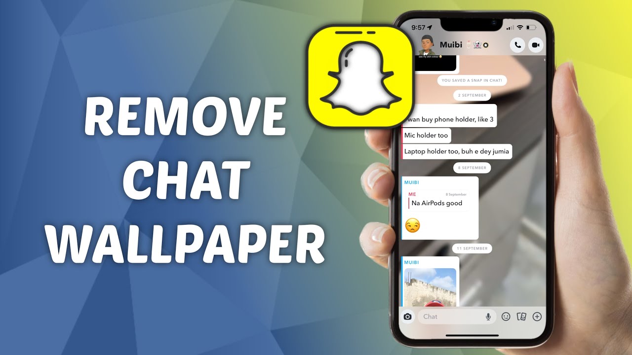 How to Remove Chat Wallpaper on Snapchat